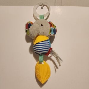 10” Skip Hop Elephant Rattle and Teether Stroller/Car Seat Stuffed Animal